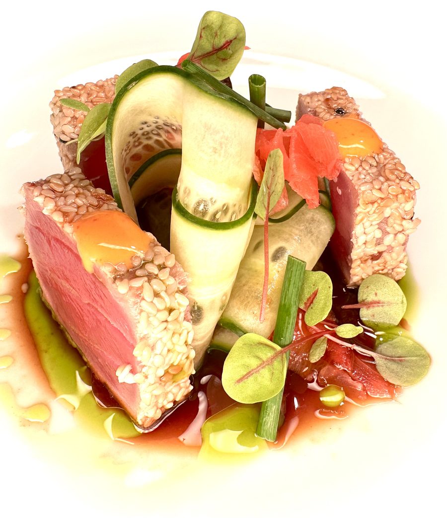 Sesam-Thunfisch Detail